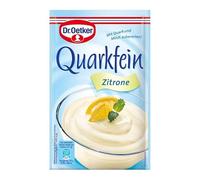 Quarkfein Zitrone - Quarkfein Citron - Pour délicieux gâteaux, pains et dessert maison pour des recettes gourmandes - Compatible avec dr oetker - 57 g