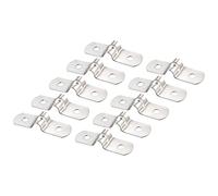 QUARKZMAN 0,2 Pouce Rigide Collier de Serrage x 20 Pcs Inox Acier Tension Attache Grillage Rigide Clips pour Tuyau Fixation