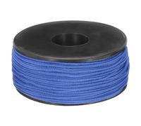 QUARKZMAN 1,18 mm x 50 Mètres Paracorde Micro Cordon Corde 100 LB Polyester Tressé Bobine de Cordon pour Camping Bijoux en Plein Air Bracelet, Bleu