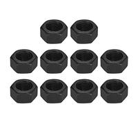 QUARKZMAN 1/2-10 Of Pack Hex Ecrous, Carbone Acier Grade 8.8 Noir Oxydé hex Écrou pour Vis Boulon, 10 de Paquet