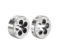 QUARKZMAN 1/2-13 et 1/2-20 UNC Rond Filière Set, Machine Filetage Droit Principal Filetage Filière, Alliage Outil Acier 2 Pièces