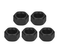 QUARKZMAN 1/2-13 Hex Écrous, Carbone Acier Grade 8.8 Noir Oxyde hex Écrou pour Vis Boulon, 5 de Paquet