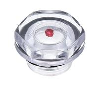 QUARKZMAN 1/2PT Air Compresseur voyant Huile Niveau Verre Raccords x 1 Pièce Transparent Plastique Huile Regard Verre avec Joint torique pour Huile Lubrifié Compresseurs