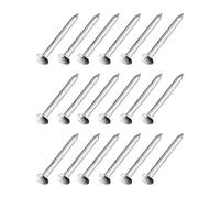QUARKZMAN 1.2X16mm Mince Clous x 500pcs Matériel fait à la main Fixations Mini Clous pour Plinthe et Travail du bois Noir
