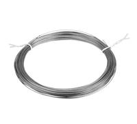 QUARKZMAN 1/32" (0.8mm) Câble En Acier Inoxydable 304 Câble Pour Avion | Fil D’acier 7x7 Torons Âme, Pour Construction Extérieur Marine Gréement Pontage Rampe, 98ft (30M)