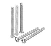 QUARKZMAN 1/4-20x2-3/4" Bouton Tête Douille Capuchon Vis, 10pcs 304 Inox Acier Fixations Hex Boulons, Complet Filetage Hexagonal Entraînement