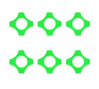 QUARKZMAN 1.46" Anneau De Protection Quadrangulaire En Caoutchouc Pour Microphone KTV Design Anti-Chute Et Anti-Glissement, Vert