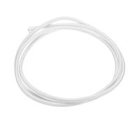 QUARKZMAN 1 Mètre/3.28ft Fil 14AWG Haute Température, Câble Mica Flexible, Isolé 500 Degrés Celsius Câble Tressé Résistant à la Chaleur Pour Lampe Chaudière Chauffage, Blanc