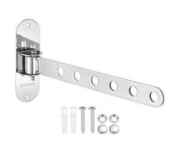 QUARKZMAN 1 Pcs 9.65x1.5 Inch Porte-Manteau Murale, Séchoir Linge Pliable, Porte-Manteau Séchoir Crochet Chambre Salle Bain Armoire, Argent