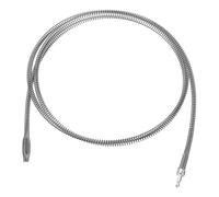 QUARKZMAN 1 Pcs Déboucheur de Drain 118.1 pouces 3 M 10mm d'épaisseur, Déboucheur de Cheveux de Drain avec Câble à Ressort et Connecteur de Perceuse Électrique,Serpent de Plomberie,Toilettes