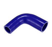 QUARKZMAN 1 Pièce Tuyau En Silicone Bleu Pour Voiture, Id 32mm/1.26"-42mm/1.65", Longueur 102mm/4.02", Coude À 90 Degrés, Tuyau De refroidissements Universel En Silicone Pour Voiture