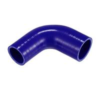 QUARKZMAN 1 Pièce Tuyau En Silicone Bleu Universel Pour Voiture, Id 38mm/1.50"-45mm/1.77", Longueur 90mm/3.54", Coude À 90 Degrés