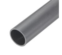 QUARKZMAN 1 Pouce Tube Rigide PVC Tuyau Rond Tuyauterie Matériel Tuyauterie 27.2mm ID 32mm OD 9" Longueur Gris Clair Haute Résistance pour Tuyau D'Eau, Bricolage, Gaine Câble