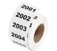 QUARKZMAN 1 Rouleau Autocollant de Numéro d'Inventaire, 2001-3000 Étiquettes Numérotées Consécutives Autocollantes Étiquettes Étanches pour la Classification Du Stockage (1,6x0,8 Pouce)