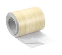 QUARKZMAN 1 Rouleau de Ruban à Grain de Bois, 2,36" x 26 Ft Ruban de Réparation Texturé Réaliste auto-Adhésif Patch Texturé en Bois pour Sol Mur Porte Armoire Bureau Meubles (Jaune)