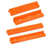 QUARKZMAN 1 Set De Mâchoires D'Serre-joint 5" Et 8" En Caoutchouc Plat Magnétique Mâchoires Souples D'Serre-joint Standard Couvertures Anti-Rayures Outils Pour DIY Travail Du Bois.