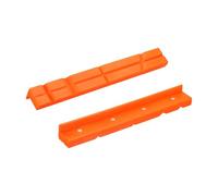 QUARKZMAN 1 Set Mâchoires De Serre-joint Pads 8" Caoutchouc V-Shape Magnétique Serre-joint Mâchoires Douces Standard Anti-Rayures Couvertures Outils Pour DIY Fabrication Travail Du.