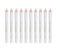 QUARKZMAN 10 crayons de couture pour marquer le tissu Crayon de tailleur Craie effaçable pour courtepointe Crayon lavable pour couturiers Bricolage couture, blanc