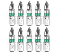 QUARKZMAN 10 Embouts de Tournevis Phillips Ph1 1/4" Tige Hexagonale 25mm/1" Longueur Embouts Cruciformes Magnétiques en Acier S2 pour Tournevis Électrique