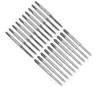 QUARKZMAN 10 Ensembles Tarauds à Main, M1.6 x 0.35 2B Taraud Métrique Ébaucheur et Intermédiaire à droit en Acier à Outils Allié 20CrSi, Tarauds et filières Durables pour Outil Taraudage Vis
