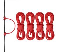 QUARKZMAN 10 Feet Archery D Loop Rope String Nocking Loop Rope Serving Thread Release Material pour Compound Archery Bowstring(Rouge, Pack of 4)