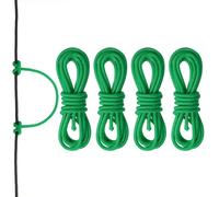 QUARKZMAN 10 Feet Archery D Loop Rope String Nocking Loop Rope Serving Thread Release Material pour Compound Archery Bowstring (Green, Pack of 4)