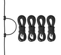 QUARKZMAN 10 Feet Archery D Loop Rope String Nocking Loop Rope Serving Thread Release Material pour Compound Archery Bowstring(Black, Pack of 4)
