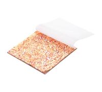 QUARKZMAN 10 Feuilles De Feuille D'Or, 5.5"x5.5" Feuilles D'Or Imitation Livret De Papier Panaché Pour Artisanat, Cadres Photo, Ongles Et Décoration D'Art DIY, Bronze Baby's Breath