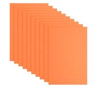 QUARKZMAN 10 Feuilles De Mousse EVA Orange A4 Artisanat, 12 x 8 Pouces Papier Mousse Pour Projets DIY Artisanat Scolaire Album Art Cartes Decoration Bureau Maison (2mm D'Epaisseur)