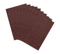 QUARKZMAN 10 Feuilles Mousse Pailletée Artisanat 7,9" X 11,8" Feuilles Adhésives Mousse Eva Pour Projets d'Artisanat Scrapbook Cadeau Cutters Carte Décoration Fête, Marron