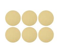 QUARKZMAN 10 Pcs 200mm 8 Pouce Disque de Ponçage 120 Grit Papier Abrasif crochet pour Travail du Bois Automobile Métal, Or