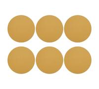 QUARKZMAN 10 Pcs 200mm 8 Pouce Disque de Ponçage 320 Grit Papier Abrasif à Crochets et Boucles pour Ponceuse Orbitale Aléatoire pour Travail du Bois Automobile Métal, Gold
