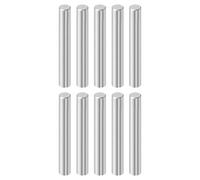 QUARKZMAN 10 Pcs 6 mm x 40 mm Goujons Cylindriques, 316L Acier Inoxydable Goujons Cylindriques Cheville Support Tige Fixation Éléments Fixation Métalliques Étagère Ton Argenté