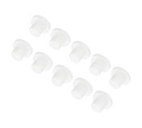 QUARKZMAN 10 Pcs Bouchon Silicone Diamètre Montage 12mm OD 20mm Blanc | Haute Température, Bouchons d'Obturation en Caoutchouc Massif en Forme T, pour Revêtement Placage et Étanchéité