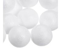 QUARKZMAN 10 Pcs Boules De Mousse Blanche Artisanat 1.9 Pouce Boules De Polystyrène Lisses Pour Artisanat Décorations De Noël Mariage Fête Projet DIY Maison