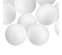 QUARKZMAN 10 Pcs Boules En Mousse Blanche 2.8 Pouces Boules En Polystyrène Lisses Pour Artisanat Décorations De Noël Mariage Fête Projet DIY Maison