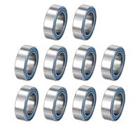 QUARKZMAN 10 Pcs MR85-2RS Roulements À Billes À Gorge Profonde, 5x8x2.5mm Double Joint En Caoutchouc Et Pré-Lubrifiés, Micro Roulements En Acier Chromé, (ABEC7, Z4 Faible Bruit)