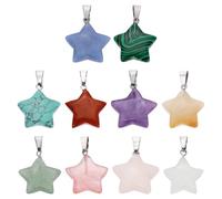 QUARKZMAN 10 Pcs Pendentifs assure En Pierre,