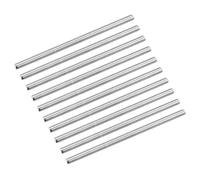 QUARKZMAN 10 Pcs Tige Filetée M5 x 100mm 0.8mm Pas de Filetage en Acier Inoxydable 304 Tiges Filetées Entièrement à Droite, Goujons de Barre pour Réparation, Bricolage