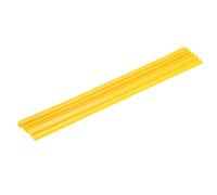 QUARKZMAN 10 Pcs Tiges De Soudage Plastique Jaunes 9.5mm x 330mm HDPE Bande Plate De Soudage Plastique Pour Réparation Réservoirs D'eau Palettes Chariots Poubelles Auges(0.4inch x 13inch)
