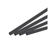 QUARKZMAN 10 Pièces Barre en Fibre de Carbone, 6mm x 100mm Tige de Carbone pour avion RC, Bricolage, Cerf-Volant, Tube d'Aile de Quadricoptère, Réparation de Bras