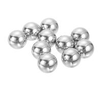 QUARKZMAN 10 Pièces Bille Acier, Diamètre 12.7mm G100 Billes de Précision en Acier Inoxydable 304 Non Magnétique, Kit D'Assortiment de Roulement pour Roues de Bicyclette Patin Tiroir