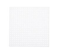 QUARKZMAN 10 Pièces de Feuilles de Toile en Plastique en Maille 3"x3" 6 Pièces de Toile Naturelle pour la Broderie au Point de Croix, l'Artisanat en Fil Acrylique, Blanc Transparent