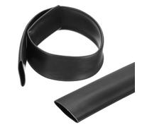 QUARKZMAN 10 Pièces Gaine Thermorétractable Étanche 15.4mm Diamètre 0.3 m Longueur 3:1 Rapport de Rétrécissement Tube Thermoretractable à Double Paroi avec Colle Marine pour Isolation, Noir