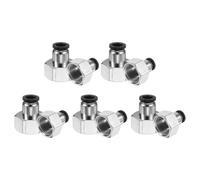 QUARKZMAN 10 Pièces Raccords À Pousser Pour Tube 5/16" OD x 1/2" NPT Filetage Femelle Droits Raccords Pneumatiques PCF5/16-N04 Raccords Rapides Pour Tuyaux D'air Raccords Pour Tuyaux D'air,