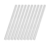 QUARKZMAN 10 Pièces Tiges Rondes en Acier, 5.8mm Diamètre x 100mm Longeur Tige Metal Ronde Acier Rapide (HSS) SKD11 pour Arbre Perceuse Machine à Aléser Bricolage Artisanat Construction