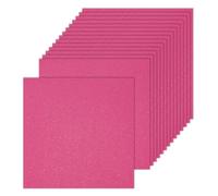 QUARKZMAN 100 Feuilles De Papier Cartonné Iridescent 10 Pouces De Longueur 10 Pouces De Largeur 80lb/120gsm Feuilles Métallisées Pour Fournitures Artistiques Bricolage, Rose Foncé