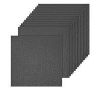 QUARKZMAN 100 Feuilles De Papier Cartonné Nacré 10 Pouces De Longueur 10 Pouces De Largeur 80lb/120gsm Feuilles Métallisées Pour Fournitures Artistiques Bricolage, Noir