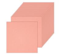 QUARKZMAN 100 Pcs Papier Cartonné Iridescent 10 Pouces Longueur 10 Pouces Largeur 80lb/120gsm Feuilles Métallisées Pour Fournitures Artistiques Bricolage, Rose