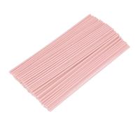 QUARKZMAN 100 Pcs Recharges Pour Stylo 3D, Filament À Basse Température D'Impression 2.5mm x 15cm Recharges Pour Imprimante P ompatible Uniquement Avec Stylo 3D, Rose Foncé